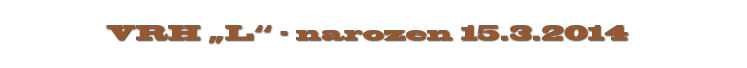 Vrh „L“ — narozen  15. 3. 2014